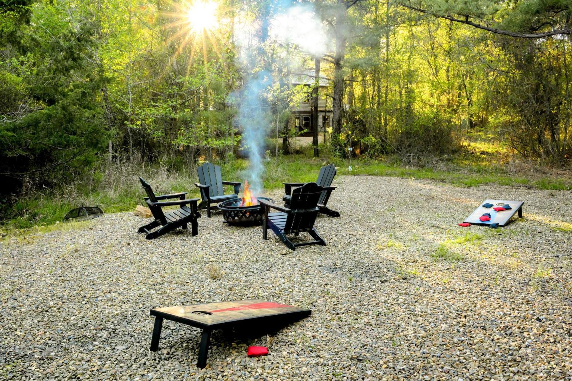 New Farmhouse-Chic Cabin With Hot Tub & Firepit Broken Bow Zewnętrze zdjęcie